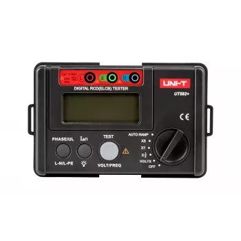 UNI-T UT582+ digitaalne RCD-testija ramp-testi ja automaatse RCD-funktsiooniga