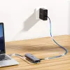 Unitek 4-pordiline USB 3.0 jaotur 30cm kaabliga, hall