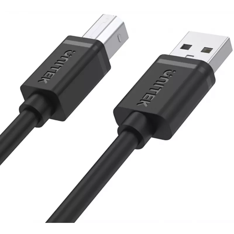 UNITEK USB 2.0 Type-A isane – Type-B isane kaabel 2m must