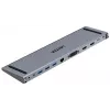 UNITEK USB-C dokkimisjaam DisplayLink 4K@30Hz 5Gbps PD 100W