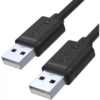 UNITEK Y-C442GBK USB 2.0 Type-A isane Type-A isane kaabel 1,5m must