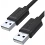 UNITEK Y-C442GBK USB 2.0 Type-A isane Type-A isane kaabel 1,5m must