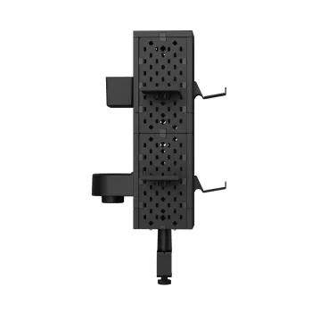 uRage Pegboard modulaarne mängutarvikute korraldaja komplekt, seinale või lauale kinnitatav, must (00186081)