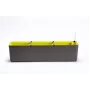 URBALIVE BERBERIS isekastuv ristkülikukujuline lillepott 80 x 20 cm, hall-pruun