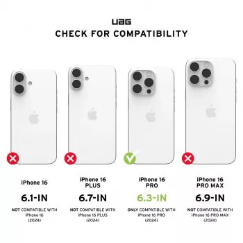 Urban Armor Gear Essential Armor ümbris Apple iPhone 15 Pro Max jaoks - must