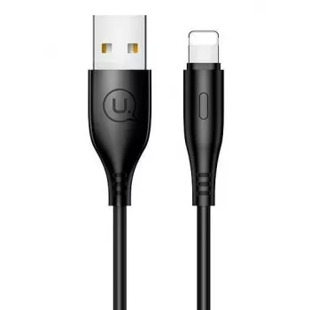 USAMS Apple Lightning 2A laadimiskaabel 1m must