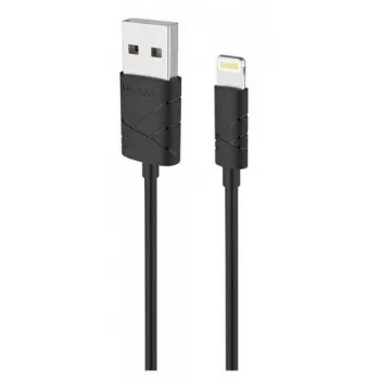 USAMS U-Gee USB to Lightning andme- ja laadimiskaabel 1m must