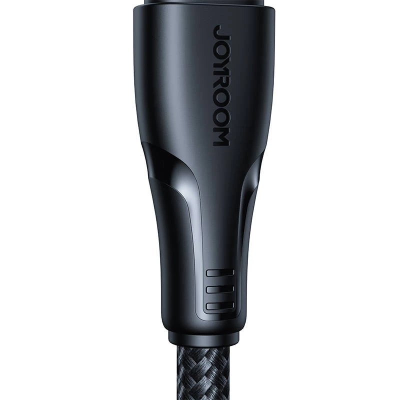 USB laadimis- ja andmekaabel, Micro USB-A – USB-A, 0,25 m, must, Joyroom S-UM018A11, Surpass seeria