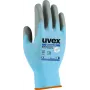 Uvex 60080 Kaitsekindad suurus 12 sinine/hall Aqua-Polymer vahtkattega 6008012