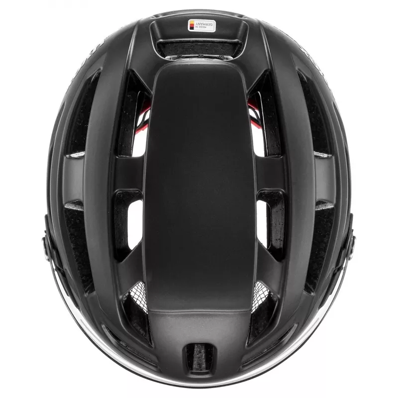 UVEX Finale Visor Cycling Helmet 56-61cm, Black Matt