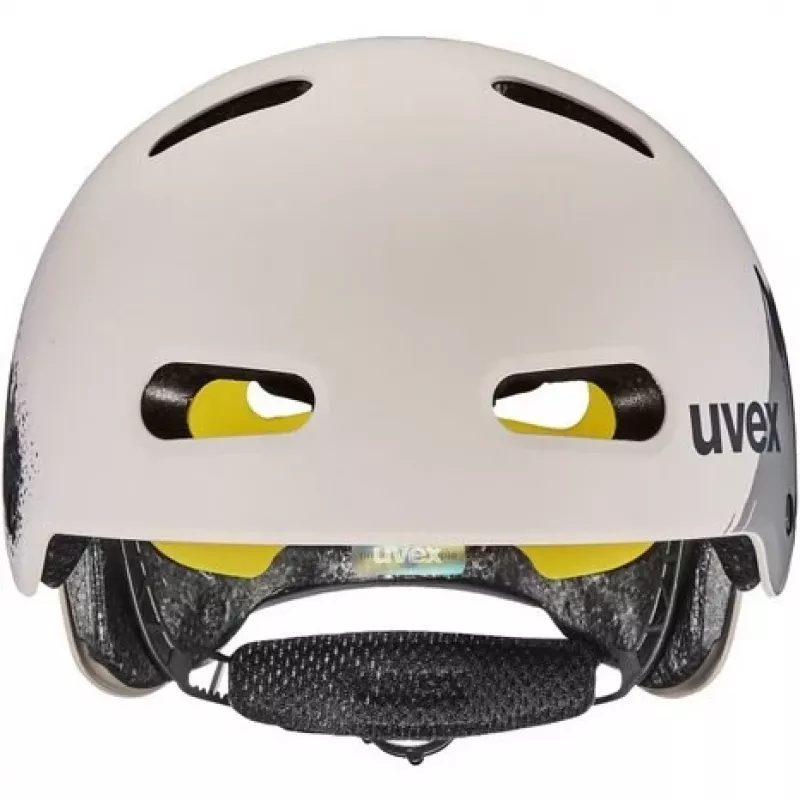 UVEX Kid 4 Style MIPS laste jalgrattakiiver, Dirt Warm Grey