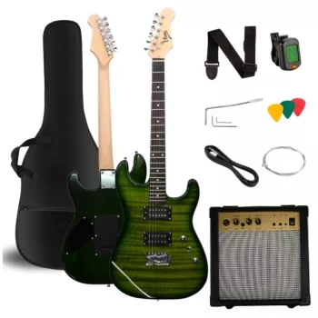 V-TONE EGW 39 GR Elektrikitarr 4/4 Stratocaster Roheline