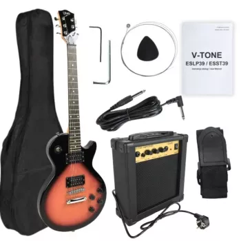 V-TONE ESLP39 SB Elektrikitarr Les Paul 4/4 Sunburst