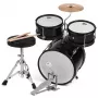 V-TONE VD JUNIOR BK 5-osaline noorte akustiline trummi komplekt lastele, must