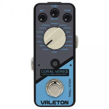 Valeton Coral Verb II digitaalne reverb kitarriefektipedaal