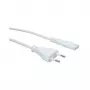 VALUE toitejuhe – Europlug pistikust IEC 60320 C7 pistikupessa, 1 m, valge