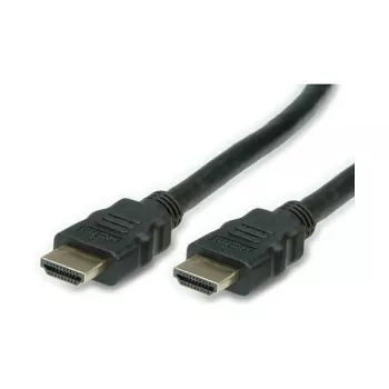 VALUE HDMI Ultra HD Ethernet-kaabliga 1m must - 4K 60Hz, 18Gbps, kullatud pistikud 11.99.5680