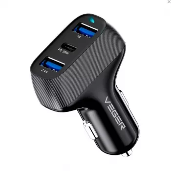 Veger CC271 Rigorous PD37W (2A1C) auto laadija must