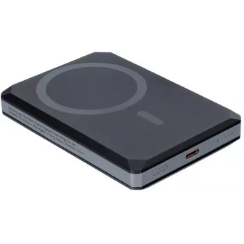 Veger GeoWallet Tracker X5 5000 mAh 20W PD QC 3.0 MFi MagSafe USB-C Power Bank - Must
