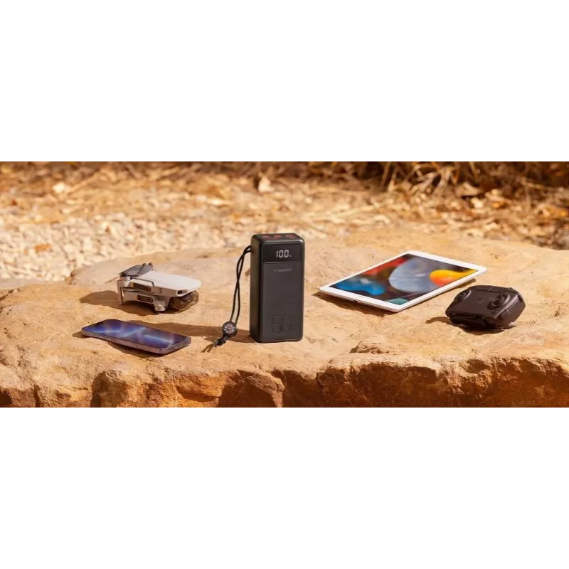 Veger Power Bank Tank Lite (W5001) PD QC3.0 5A 22.5W 50000 mAh Must