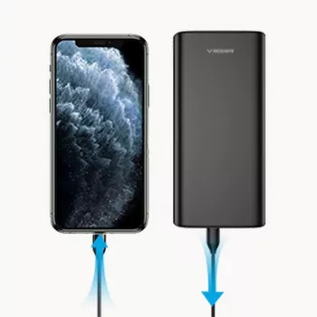 Veger Powerbank T100 (W2032C-100) PD QC3.0 5A 100W 20000 mAh Must