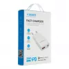 VEGER USB-A + USB-C QC PD 30W seinadapter 30W1A1C Valge
