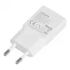 VEGER USB-A + USB-C QC PD 30W seinadapter 30W1A1C Valge