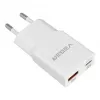 VEGER USB-A + USB-C QC PD 30W seinadapter 30W1A1C Valge