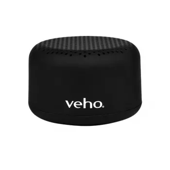 VEHO M3 kaasaskantav juhtmevaba Bluetooth kõlar, 4W RMS, IPX5, Micro SD/AUX, must