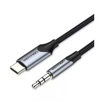 VENTION BGKHF USB-C 3,5 mm heliadapterkaabel 1 m must