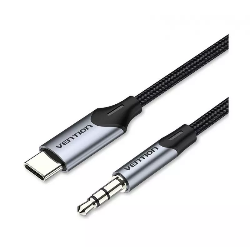 VENTION BGKHF USB-C 3,5 mm heliadapterkaabel 1 m must