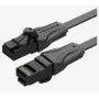 VENTION Cat.6 UTP Gigabit Ethernet võrgukaabel 1m must IBABF