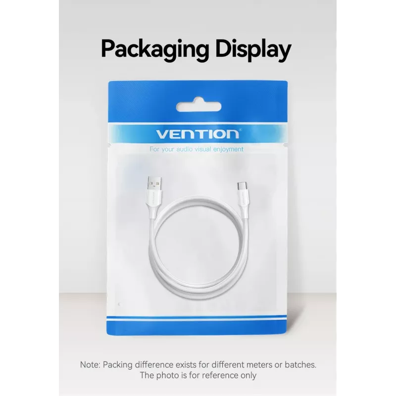 VENTION CTHWF USB-C to USB 2.0 kaabel 3A 1m Valge