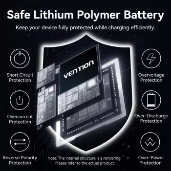VENTION FKHH0 juhtmevaba akupank 10000mAh 35W PD/QC hall