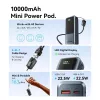 VENTION FKOH0 10000 mAh 22.5 W juhtmevaba powerbank USB-C PD & QC - must