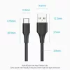 VENTION USB-C to USB 2.0 kaabel 2m Must CTHBH