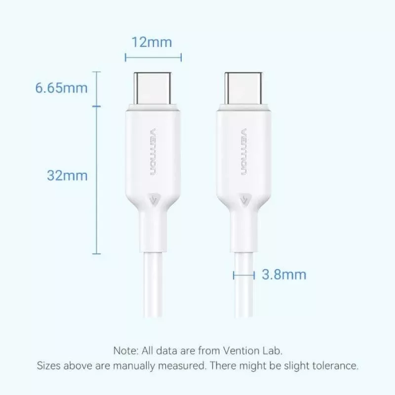VENTION USB-C to USB-C kaabel 1m Must TRCBF