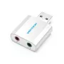 VENTION VAB-S13 USB 2.0 helikaart 2-pordilise jaoturiga