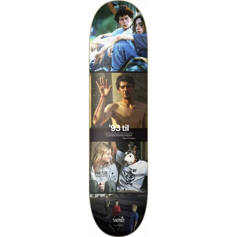 Verb 93 Til Collage Skateboard Deck 8.25 Colour