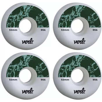 Verb Dip Wheel Set Green - 4x Sõrmejalgratta Rattad (7.5mm x 4.8mm, 70D Uretaan)