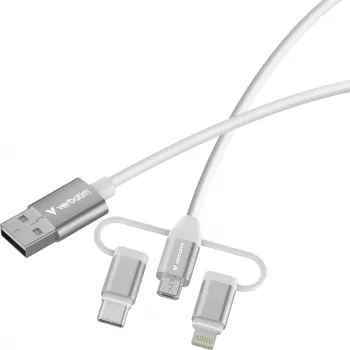 Verbatim Essentials 3in1 USB 2.0 kaabel USB-A / USB-B / USB-C