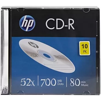 Verbatim HP CD-R 700 MB 52x õhuke ümbris 10-pack