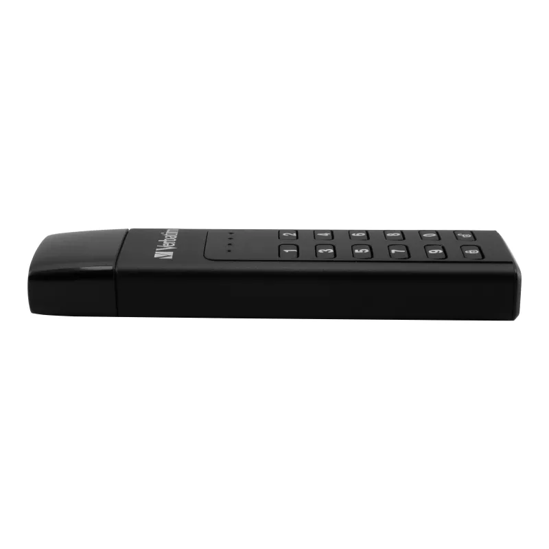 Verbatim Keypad Secure 32GB USB 3.2 Gen 1 mälupulk riistvaralise AES 256-bitise krüpteeringuga - must