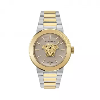 VERSACE MAN VE7E00423 43mm Šveitsi kvartskronograaf roostevabast terasest käekell sinise sihverplaadiga