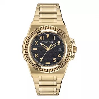 Versace V-Chrono meeste Šveitsi kvartskronograafkell VE3I00522 44mm roostevabast terasest sinise sihverplaadiga