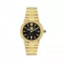 VERSACE V-Chrono meeste käekell VE7G00323 38mm musta numbrilauga nahkrihm