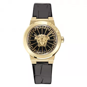 VERSACE V-Motif Women's Swiss Quartz Watch VE3F00222 38mm Silver Stainless Steel