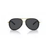 VERSACE VE2260-100287 Unisex Päikeseprillid Kuldne Raam Hallid Läätsed 60/16/140 mm