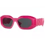 VERSACE VE4425U536787 Naiste kassisilma päikeseprillid Havana atsetaat tumeroosa polüamiid 54mm