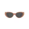 VERSACE VE4433U538387 Naiste Kassiprilli Päikeseprillid Havana 54mm
